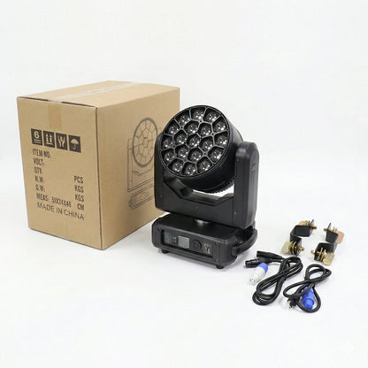TOP DANCE 19×15W Bee Eyes Moving Head Wash Light