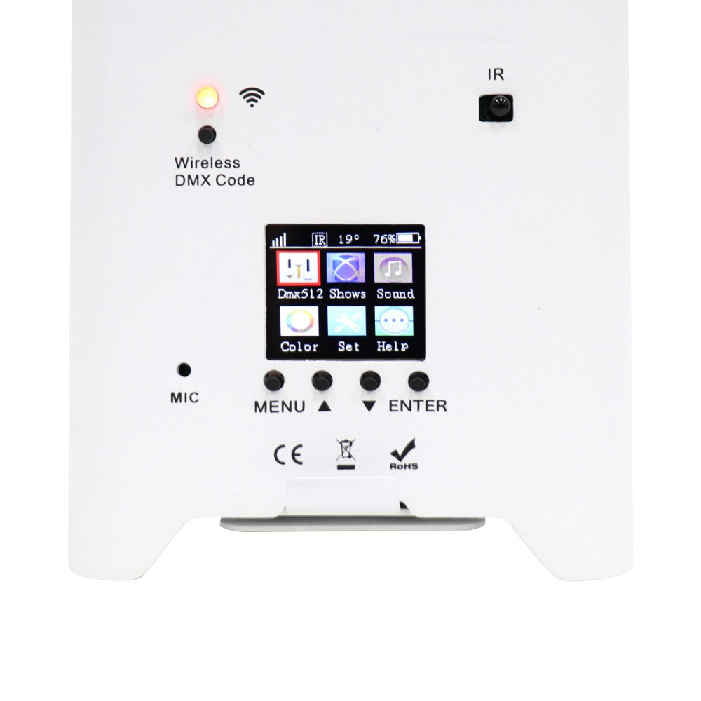 TOP DANCE Indoor 4×15W Battery Operated Wireless Uplight