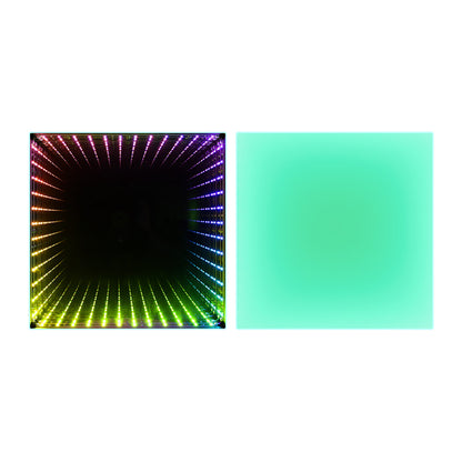 TOP DANCE 20x20ft Frosted Mirror LED 3D Dance Floor