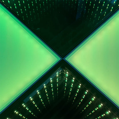 TOP DANCE 20x20ft Frosted Mirror LED 3D Dance Floor