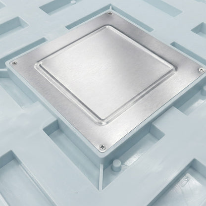 TOP DANCE 20x20ft Frosted Mirror LED 3D Dance Floor