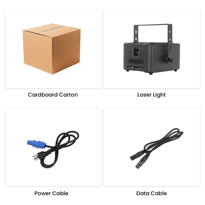 TOP DANCE 10W RGB Animated Laser Stage Light