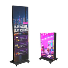 TOP DANCE Indoor Portable GOB Dual-Sided Foldable LED Poster