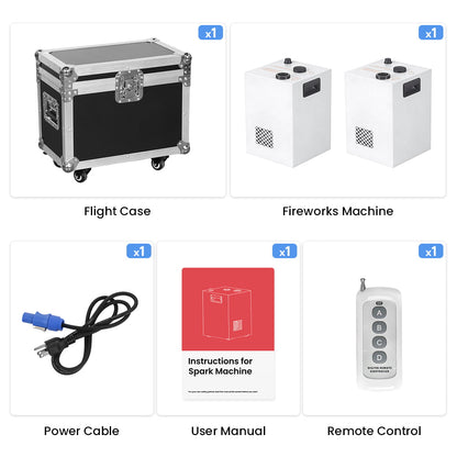 TOP DANCE Stage Effect DMX 600W Cold Sparkler Machine