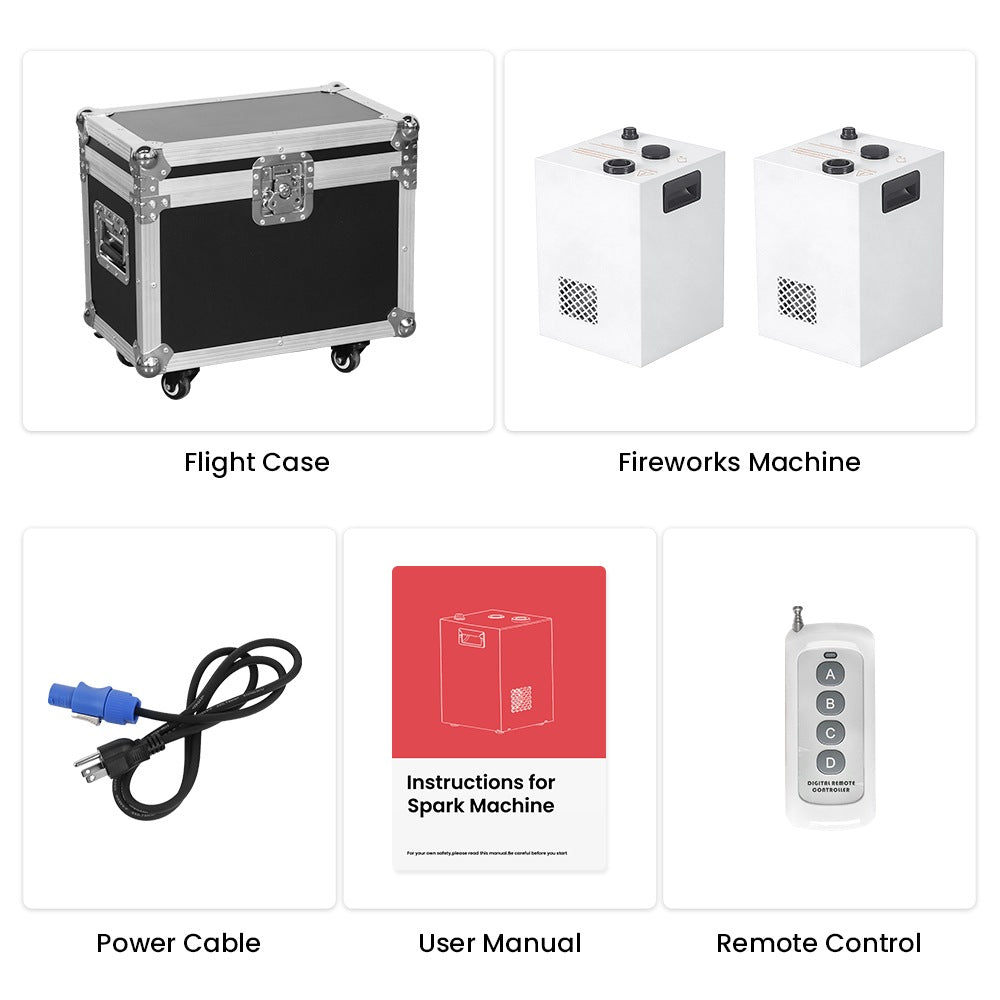 TOP DANCE Stage Effect DMX 600W Cold Sparkler Machine