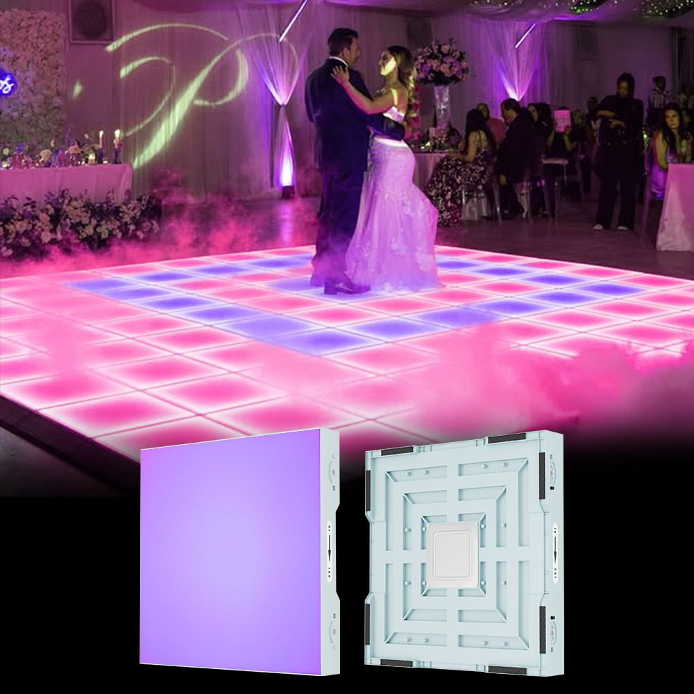 TOP DANCE Wireless LED Frosted Magnetic Dance Floor