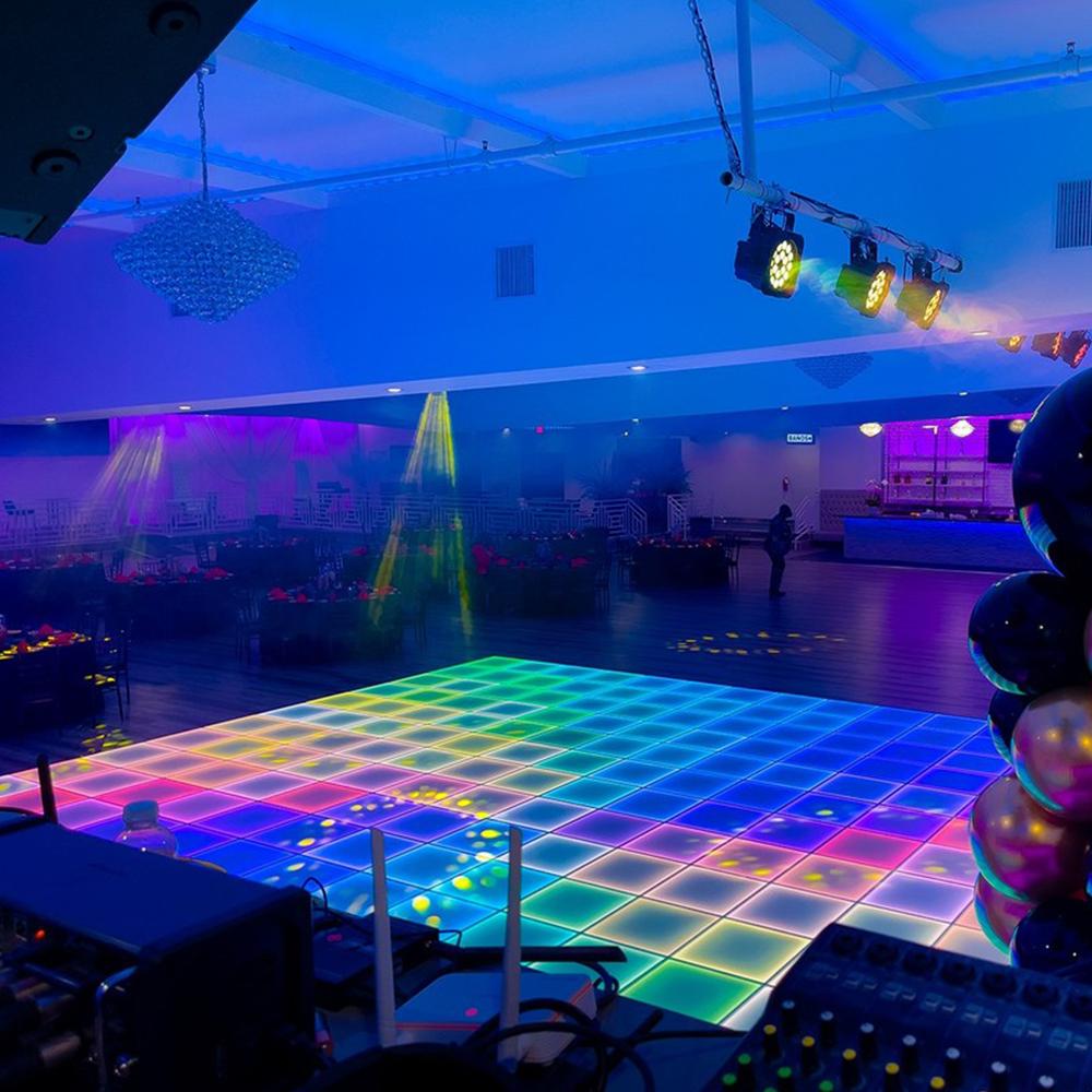 TOP DANCE Wireless LED Frosted Magnetic Dance Floor
