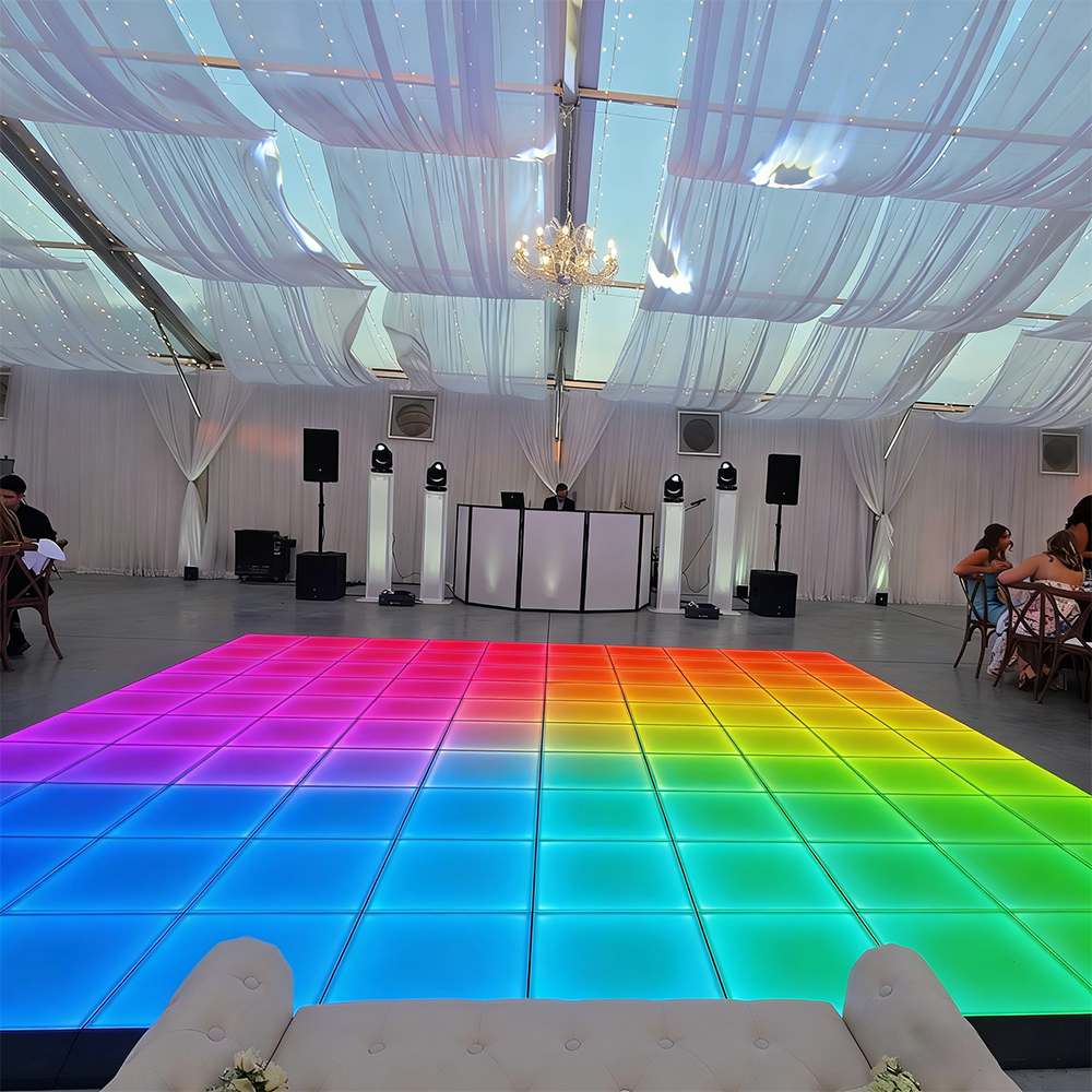 TOP DANCE Wireless LED Frosted Magnetic Dance Floor