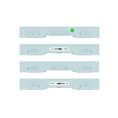 TOP DANCE Wireless LED Frosted Magnetic Dance Floor