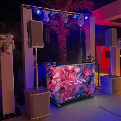 TOP DANCE P2.5 Built-in Drawers GOB Curved LED DJ Booth