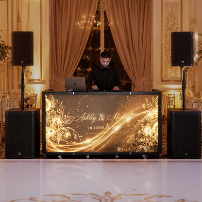Cabina de DJ portátil y plegable con LED de píxeles personalizados TOP DANCE