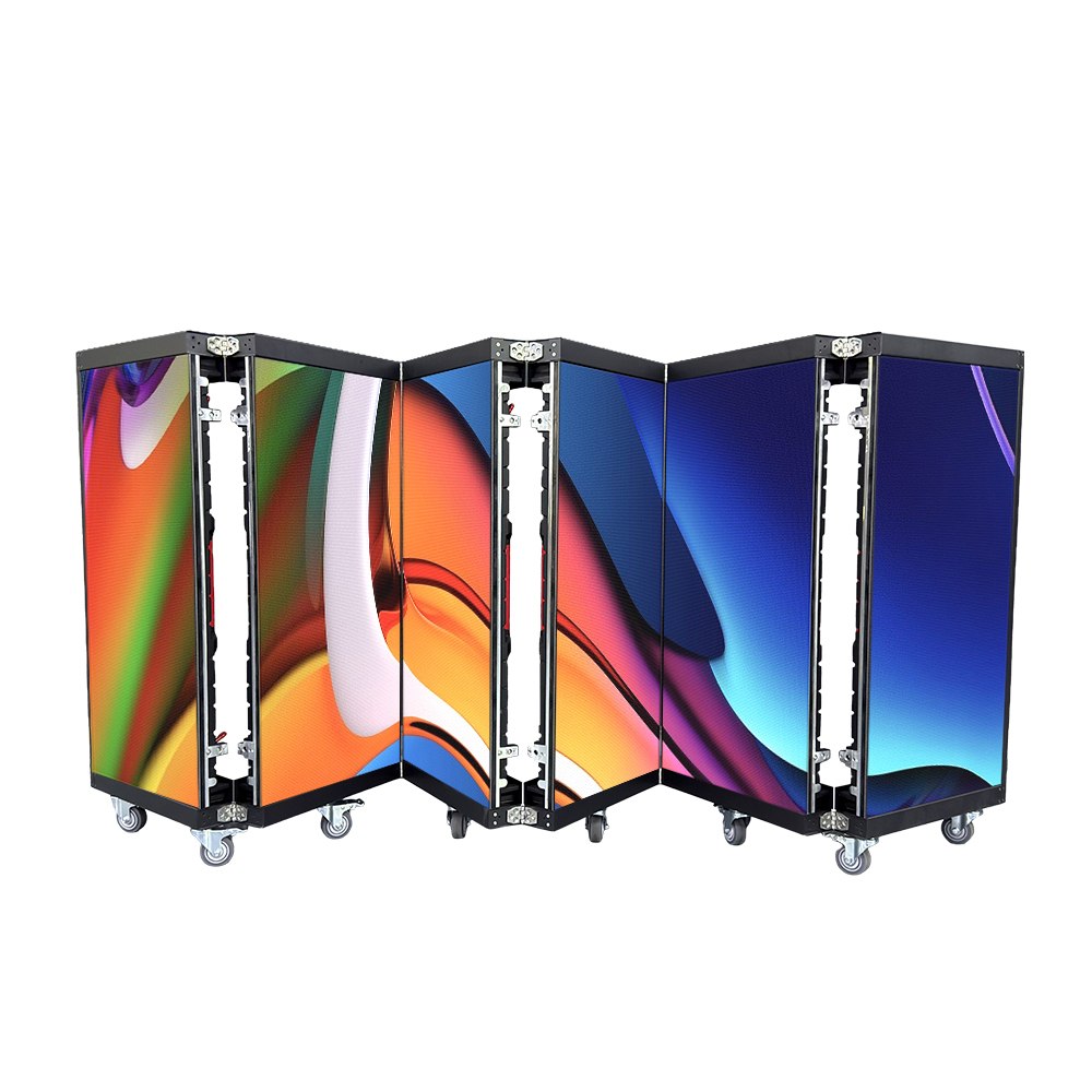 TOP DANCE Portable Custom Pixel LED Fully Folding DJ Booth