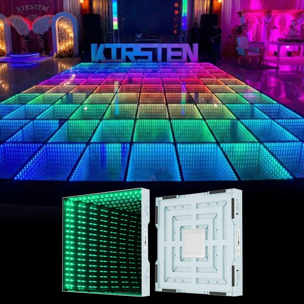 TOP DANCE TP-877 Magnetic Infinity 3D LED Mirror Dance Floor