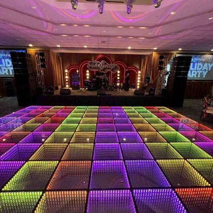 TOP DANCE TP-877 Magnetic Infinity 3D LED Mirror Dance Floor