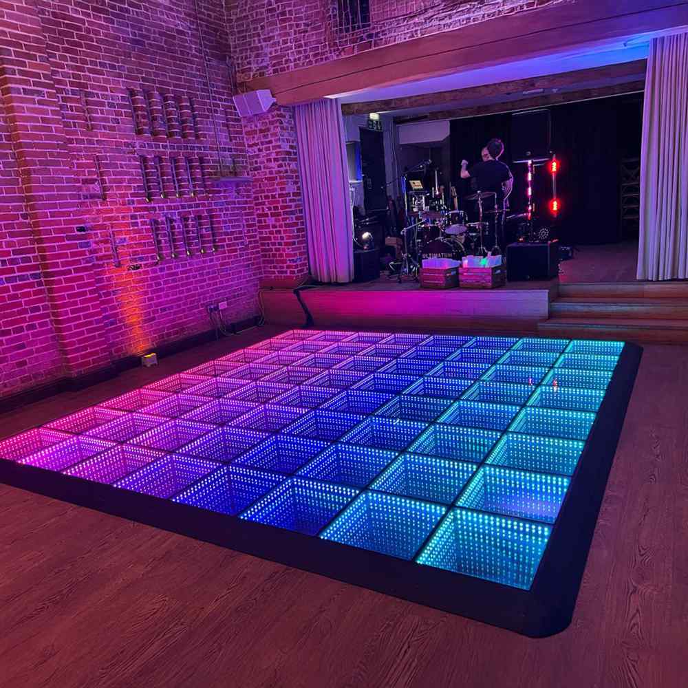 TOP DANCE TP-877 Magnetic Infinity 3D LED Mirror Dance Floor