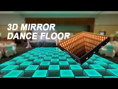TOP DANCE 20x20ft Frosted Mirror LED 3D Dance Floor