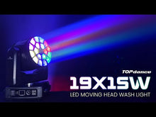 TOP DANCE 19×15W Bee Eyes Moving Head Wash Light