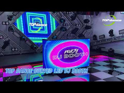 TOP DANCE P2.5 Built-in Drawers GOB Curved LED DJ Booth