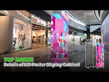 TOP DANCE P2.5 Portable Indoor LED Display Poster – 2pcs / Flight Case