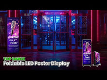 TOP DANCE Indoor Portable GOB Dual-Sided Foldable LED Poster