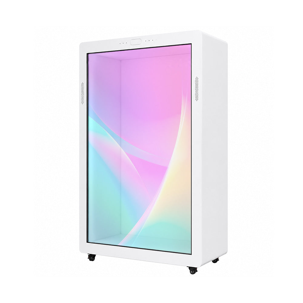 3D holographic display box side view