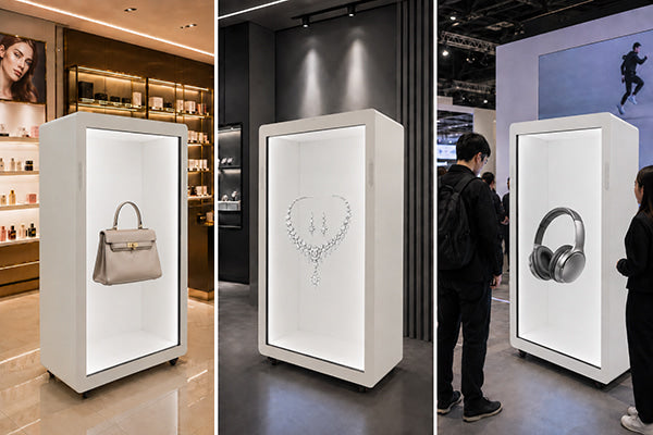 3D holographic display applications in retail showrooms and exhibitions
