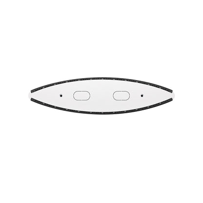 Curved top profile of the double side LED poster